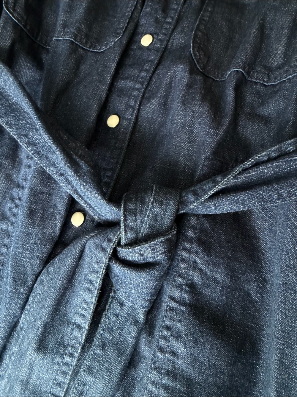 Banana Republic belted denim midi dress - Picture 13 of 15